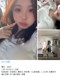 台中外送茶小玲 158 46 C+ 23歲